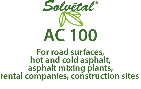 iBiotec SOLVETAL® de-bituminizing and anti-stick for road asphalt.